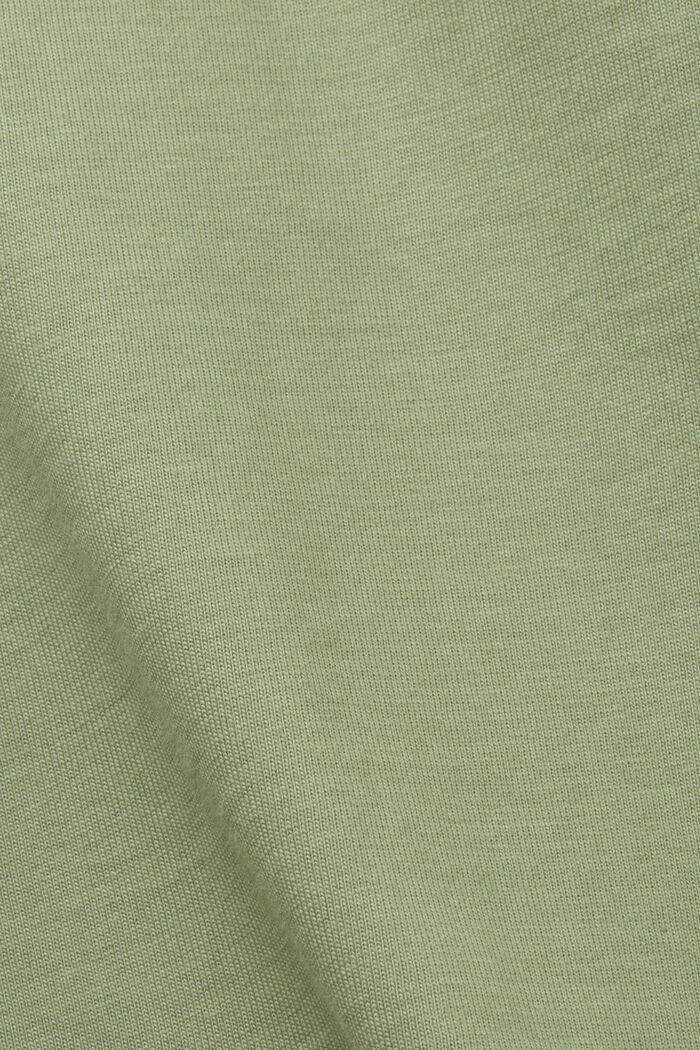 Poloshirt aus Jersey, 100 % Baumwolle, PALE KHAKI, detail image number 5