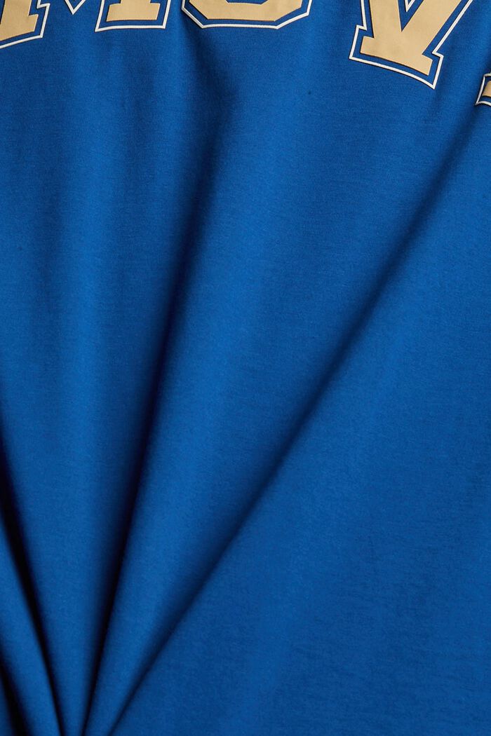 Jersey-Shirt mit Statementprint, BRIGHT BLUE, detail image number 5
