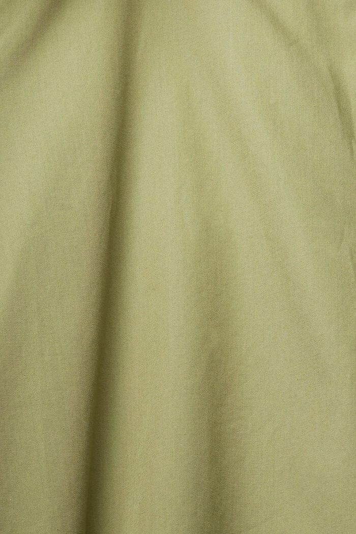 A-Linien-Kleid aus Bio-Baumwolle, LIGHT KHAKI, detail image number 5
