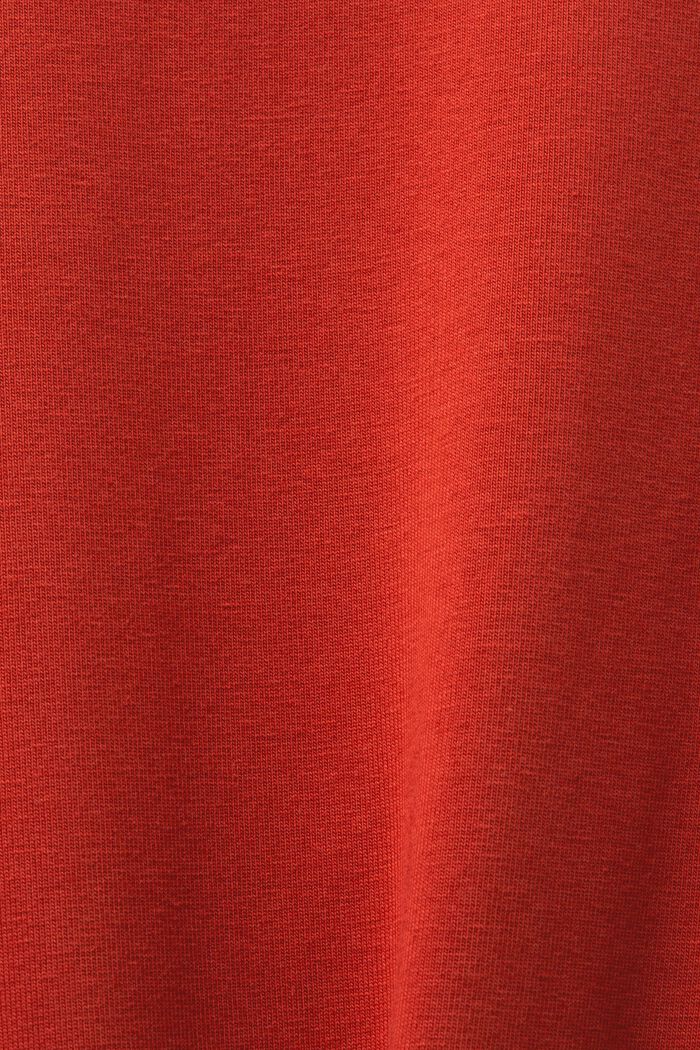 Minikleid aus Jersey, TERRACOTTA, detail image number 5