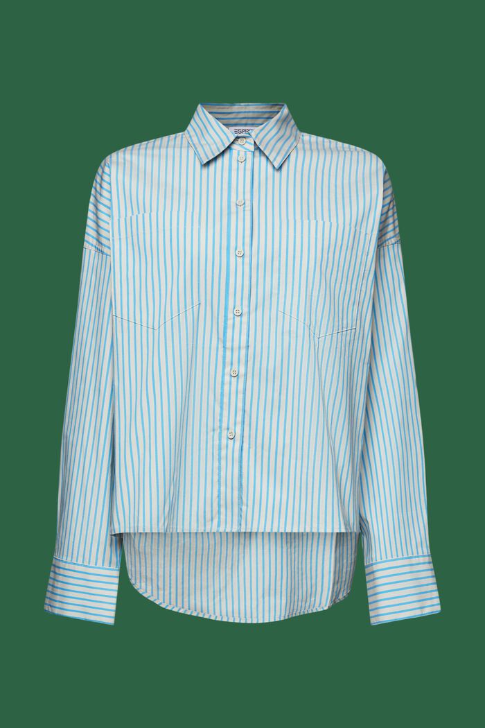 Gestreiftes Button-Down-Hemd, BLUE, detail image number 5