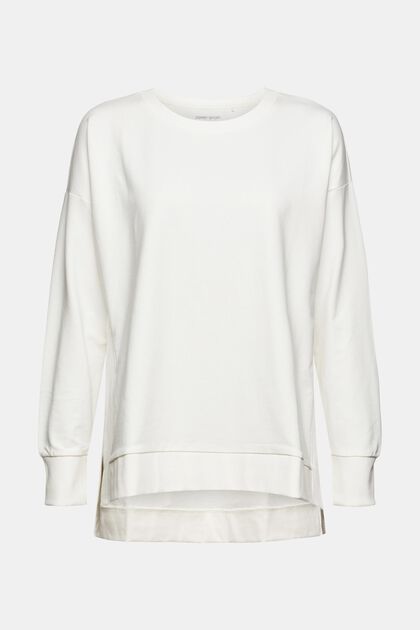 Sweatshirt aus Organic Cotton, OFF WHITE, overview