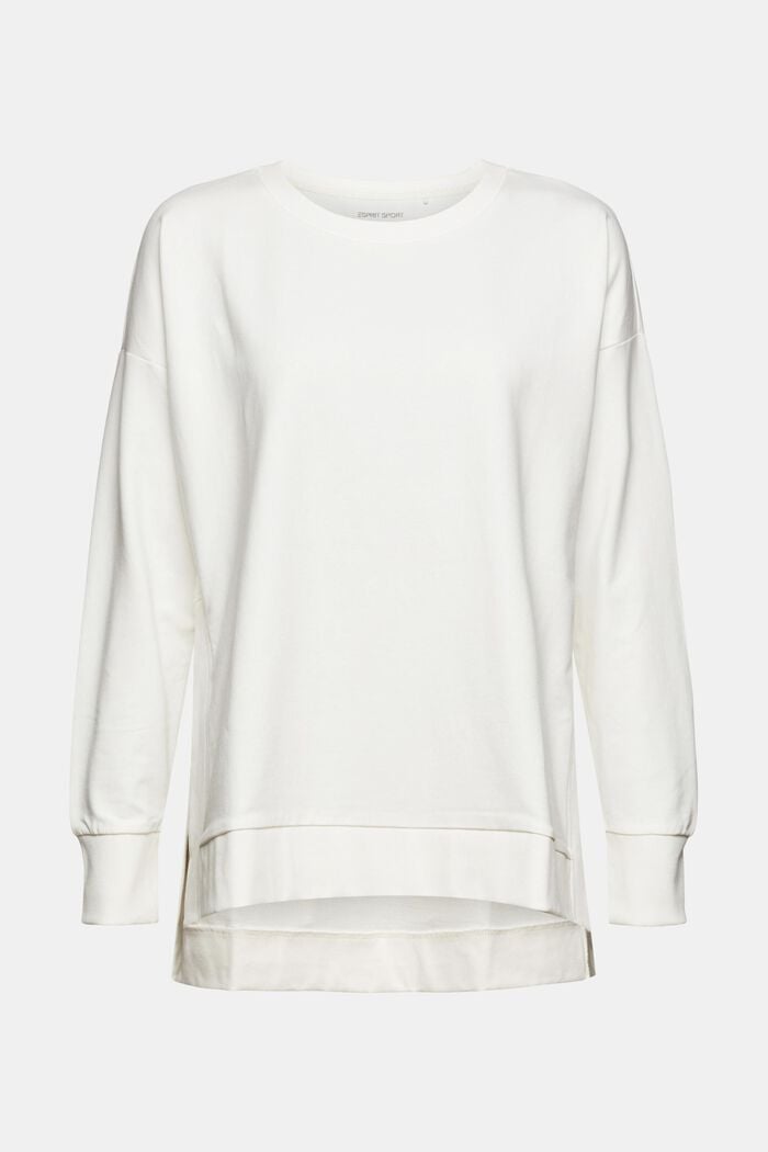 Sweatshirt aus Organic Cotton, OFF WHITE, overview