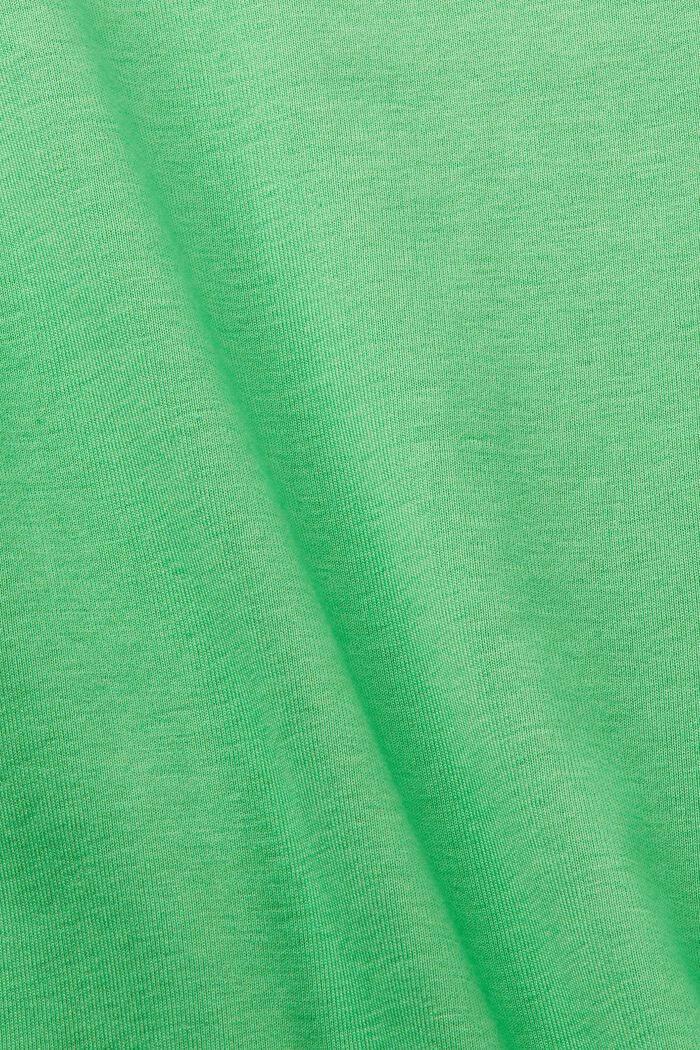Jersey-T-Shirt mit Strasslogo, GREEN, detail image number 5