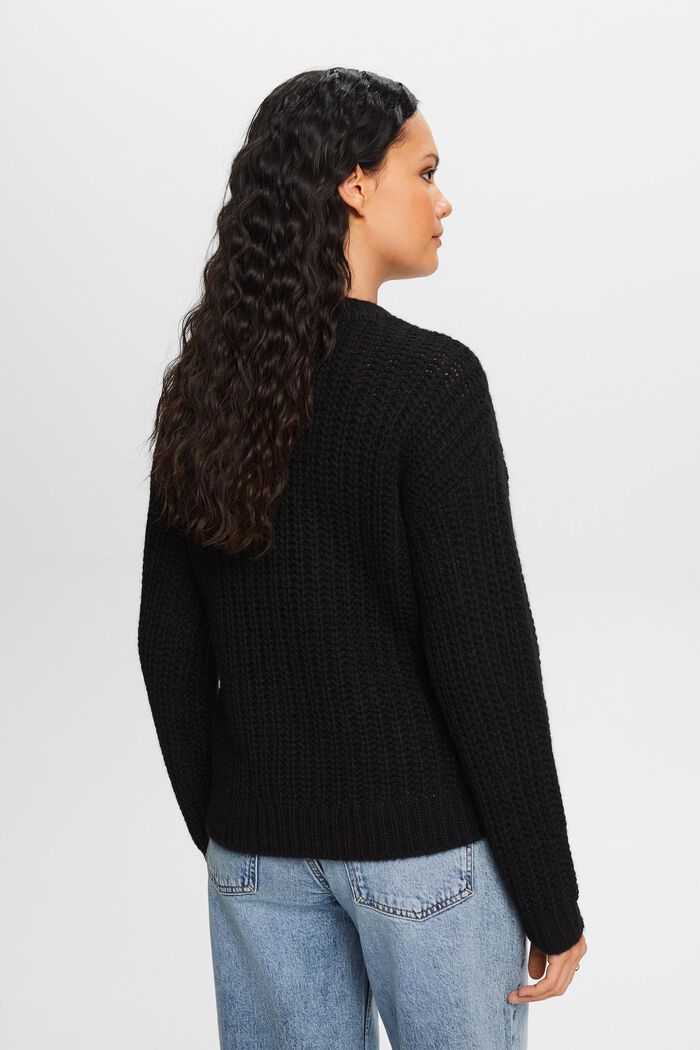 Sweaters, BLACK, detail image number 3