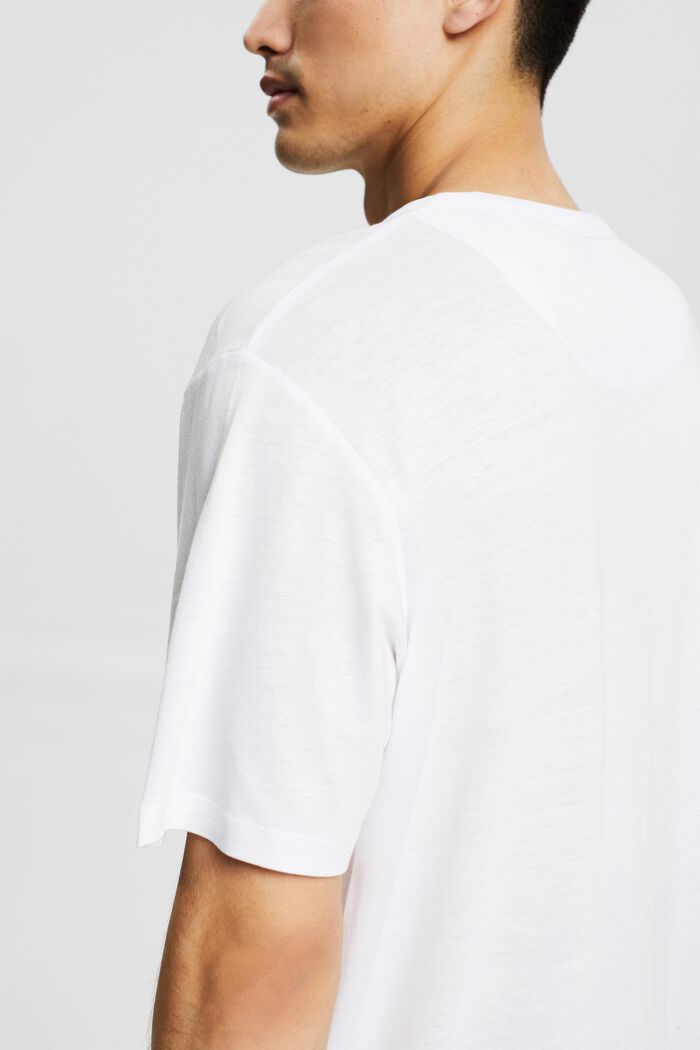 Mit TENCEL™: Oversize T-Shirt, WHITE, detail image number 1