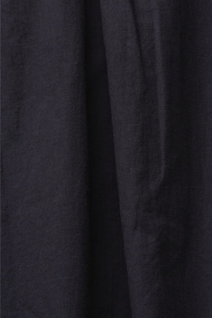 Leichtes Hemdblusenkleid, BLACK, detail image number 4