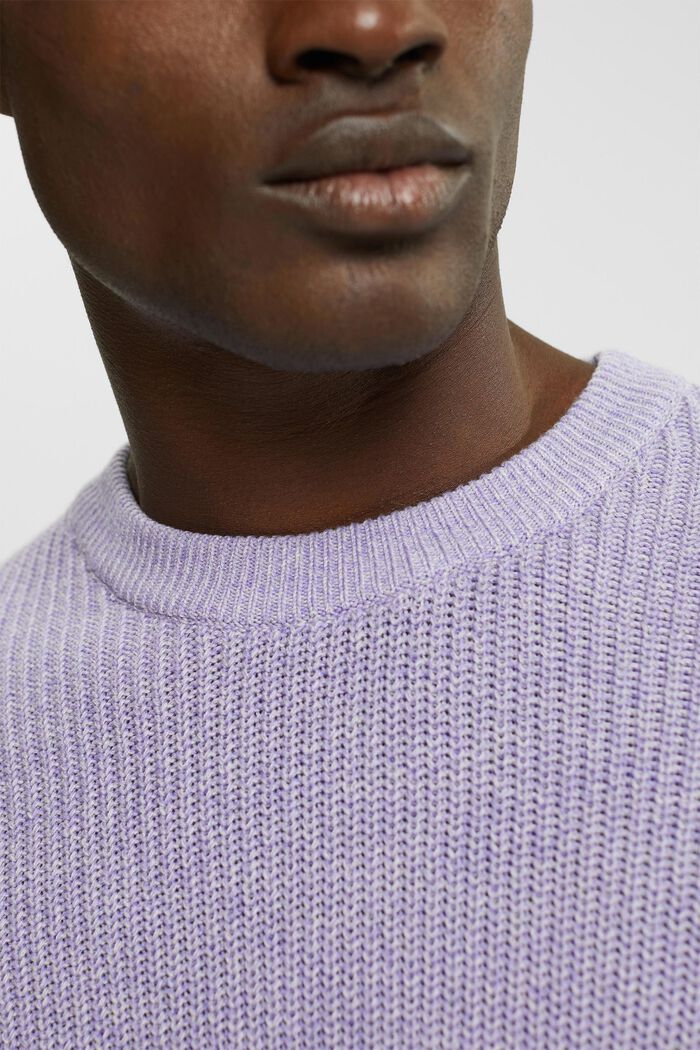 Pullover mit Zopfstrick, LILAC, detail image number 2