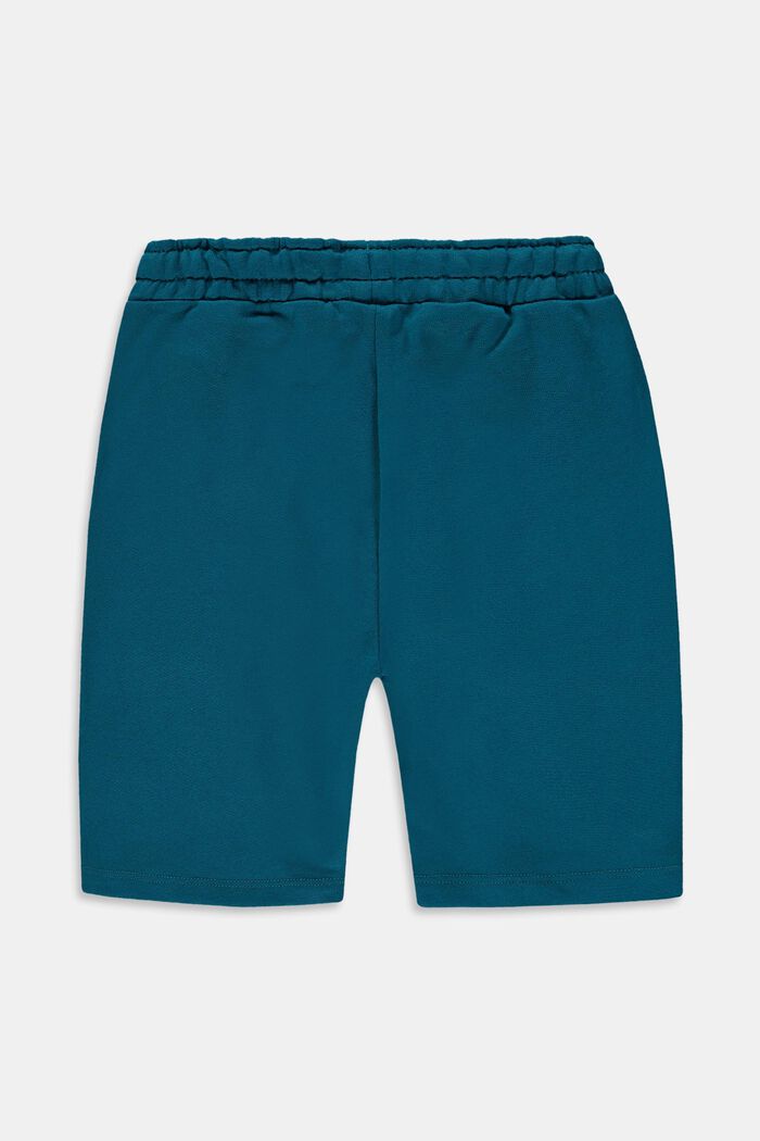 Shorts knitted, DARK TEAL GREEN, detail image number 1