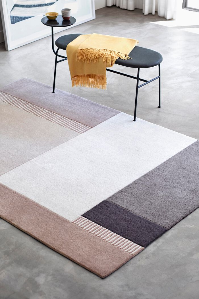 Home Teppiche | Handgetufteter Teppich mit Konturenschnitt - YU43824