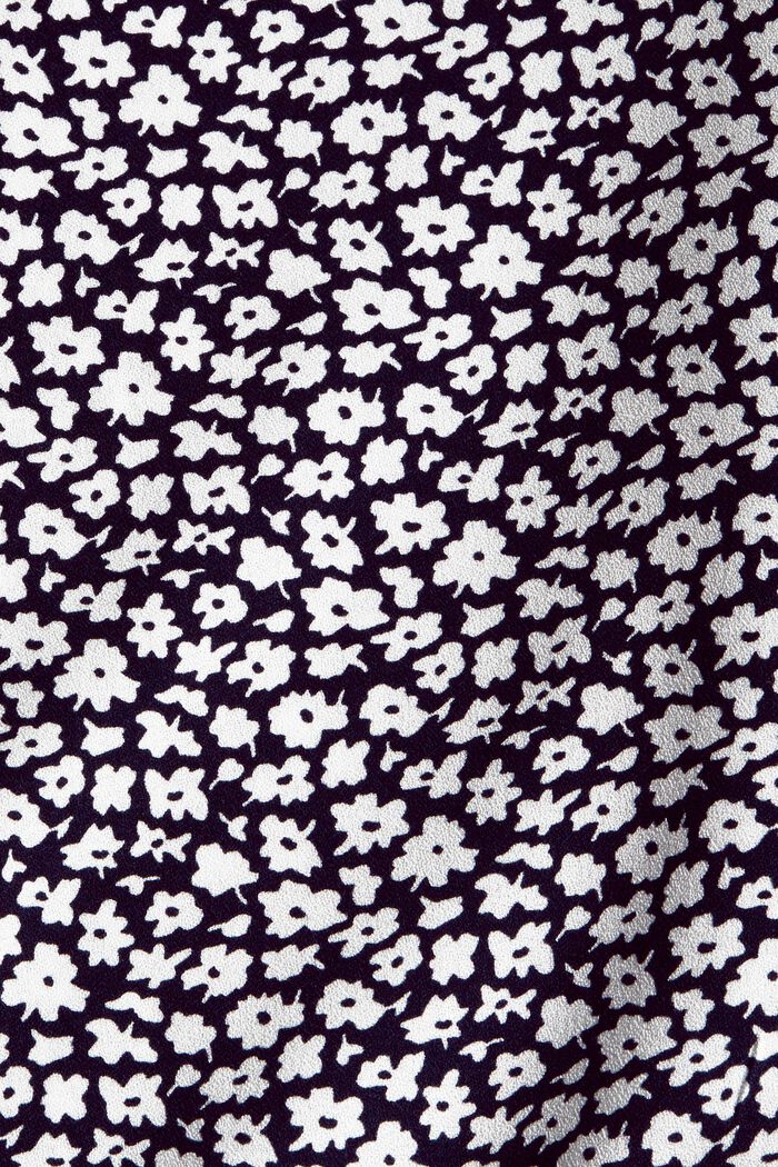 Longsleeve mit floralem Muster, Bio-Baumwolle, BLACK, detail image number 4