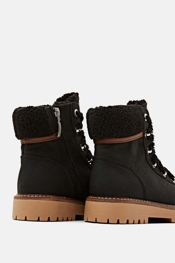 Vegane Wander-Boots, BLACK, detail image number 4