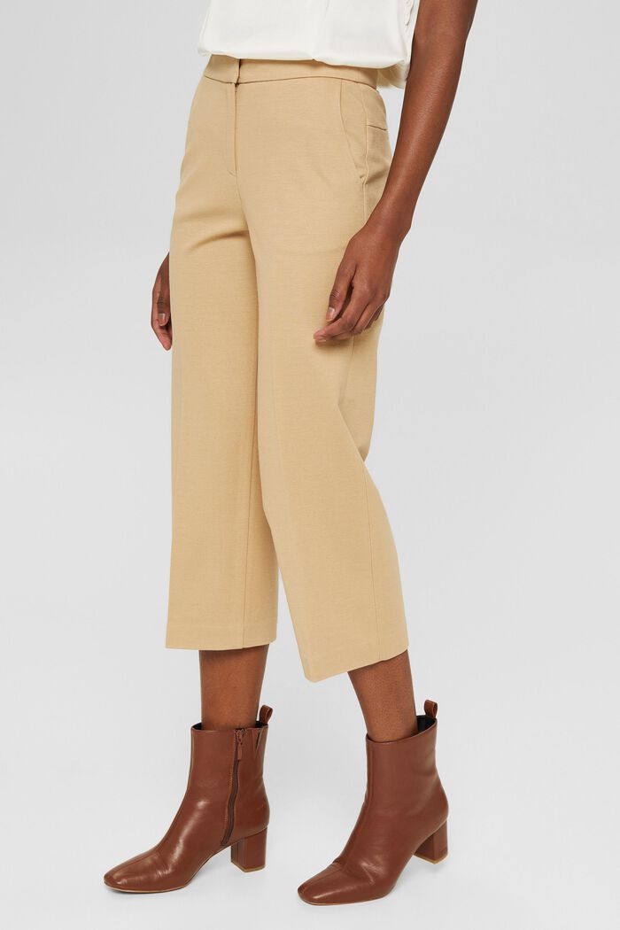 Women Hosen | Culotte-Hose aus formbeständigem Jersey - VQ06515