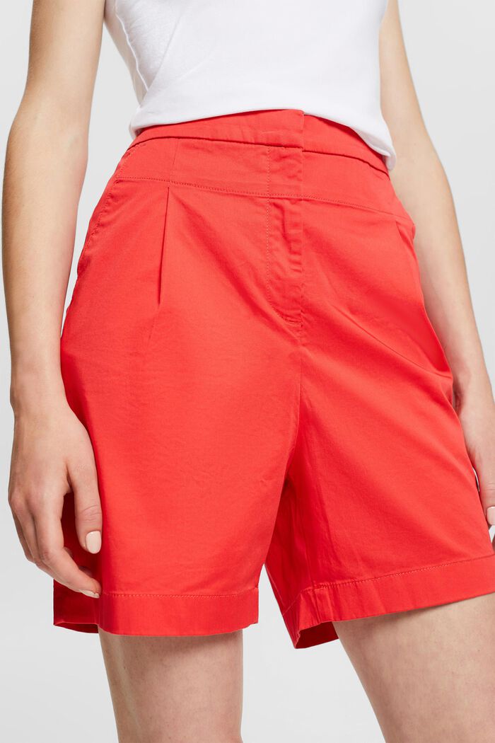 Bemuda-Shorts aus Pima Baumwolle, RED, detail image number 2