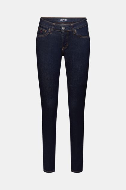 Recycelt: Skinny Jeans mit mittelhohem Bund