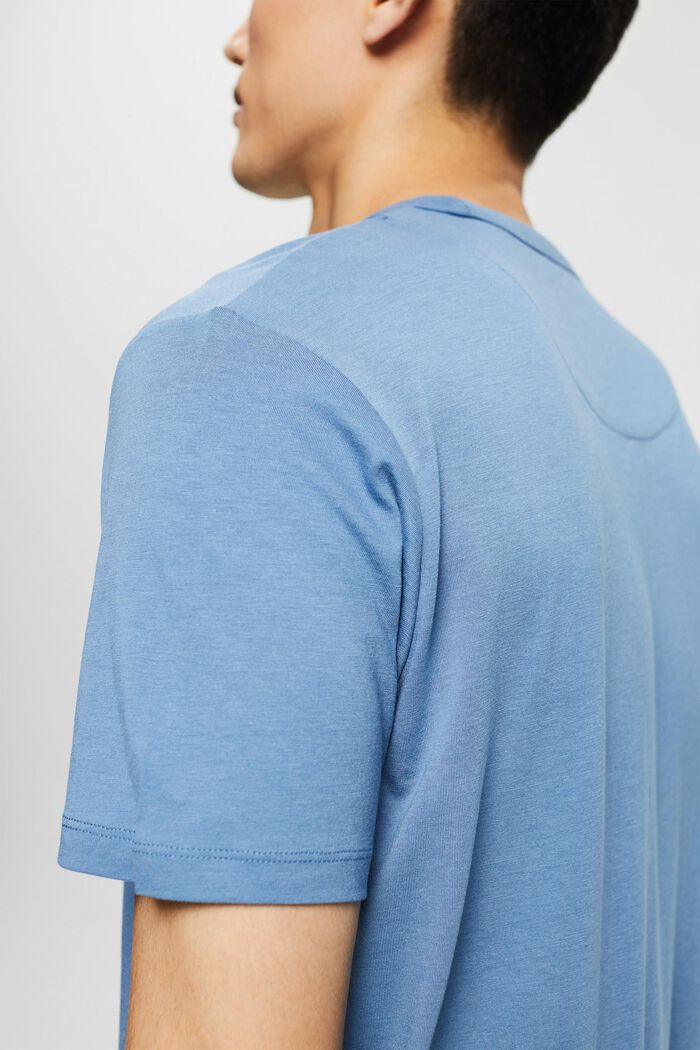 Mit TENCEL™: Basic-T-Shirt , GREY BLUE, detail image number 1