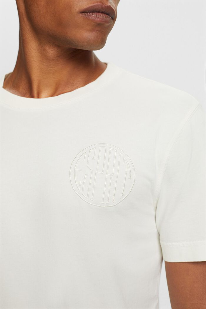 T-Shirt mit Sticklogo, 100 % Bio-Baumwolle, ICE, detail image number 2