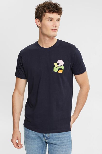 Jersey-T-Shirt mit Print
