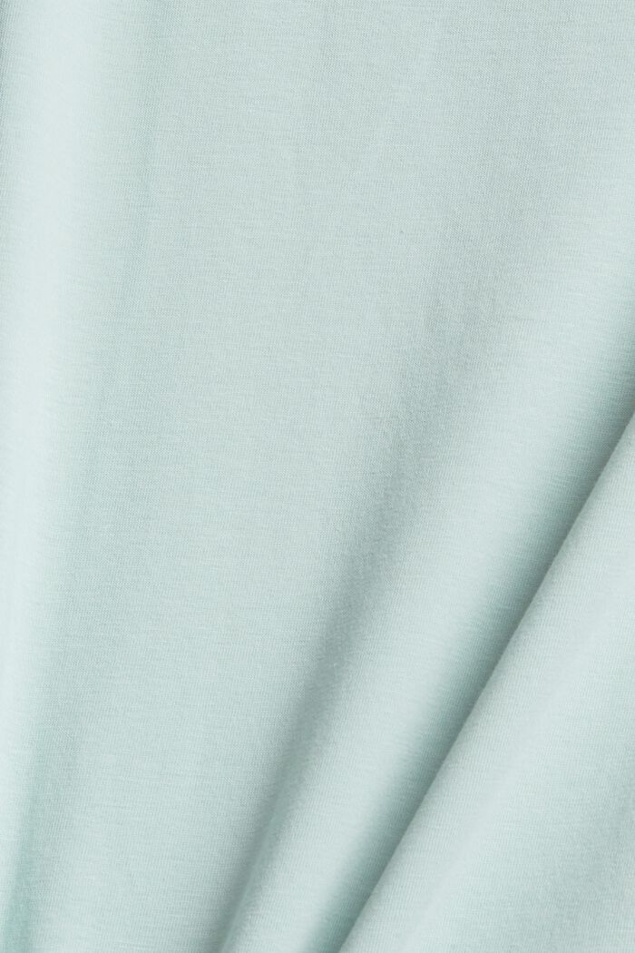 Active-Shirt mit Mesh-Einsatz, Organic Cotton, PASTEL GREEN, detail image number 4