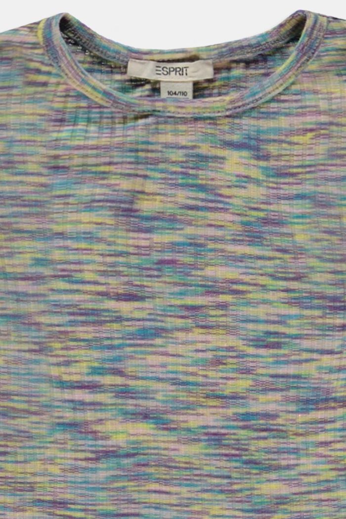 Langärmliges Kleid in melierter Optik, PASTEL PINK, detail image number 2