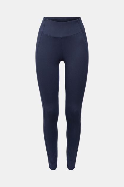 Treggings aus Punto Jersey, NAVY, overview