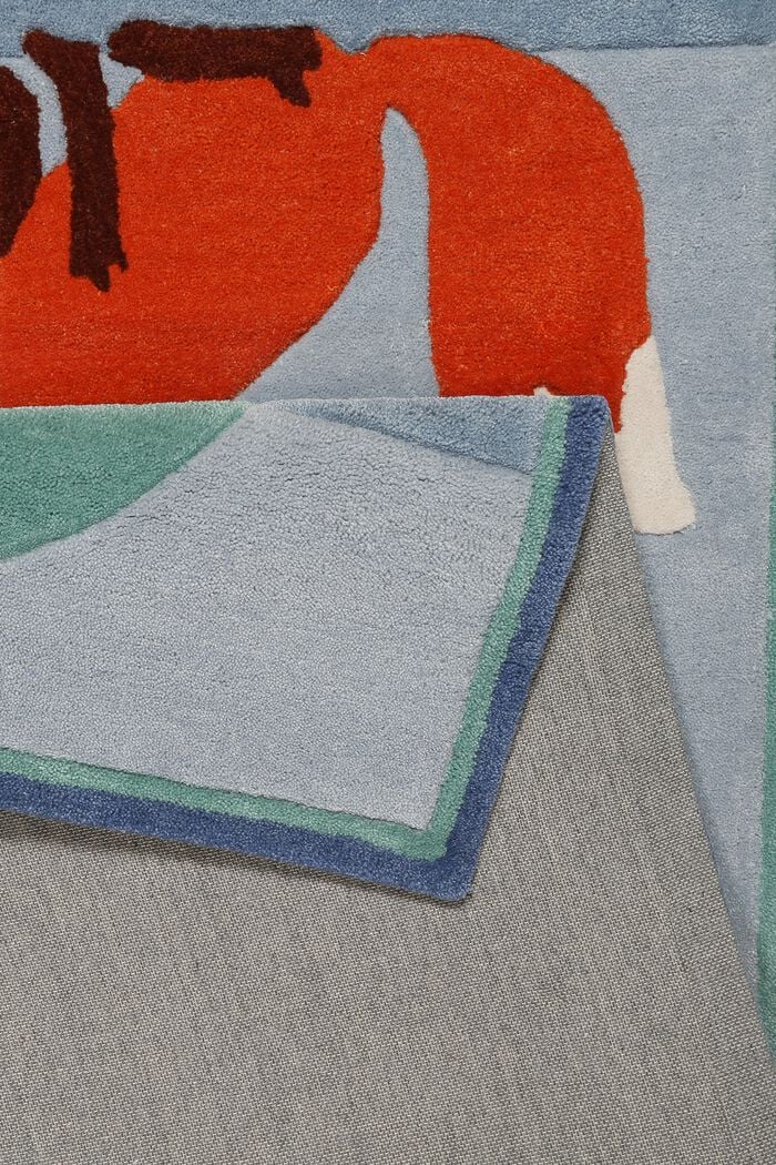 Kinderteppich mit Konturenschnitt, BLUE, detail image number 2