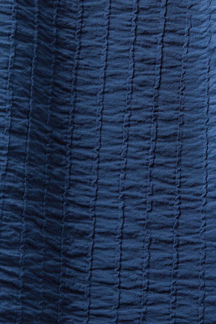 Strukturierte Langarmbluse, GREY BLUE, detail image number 1