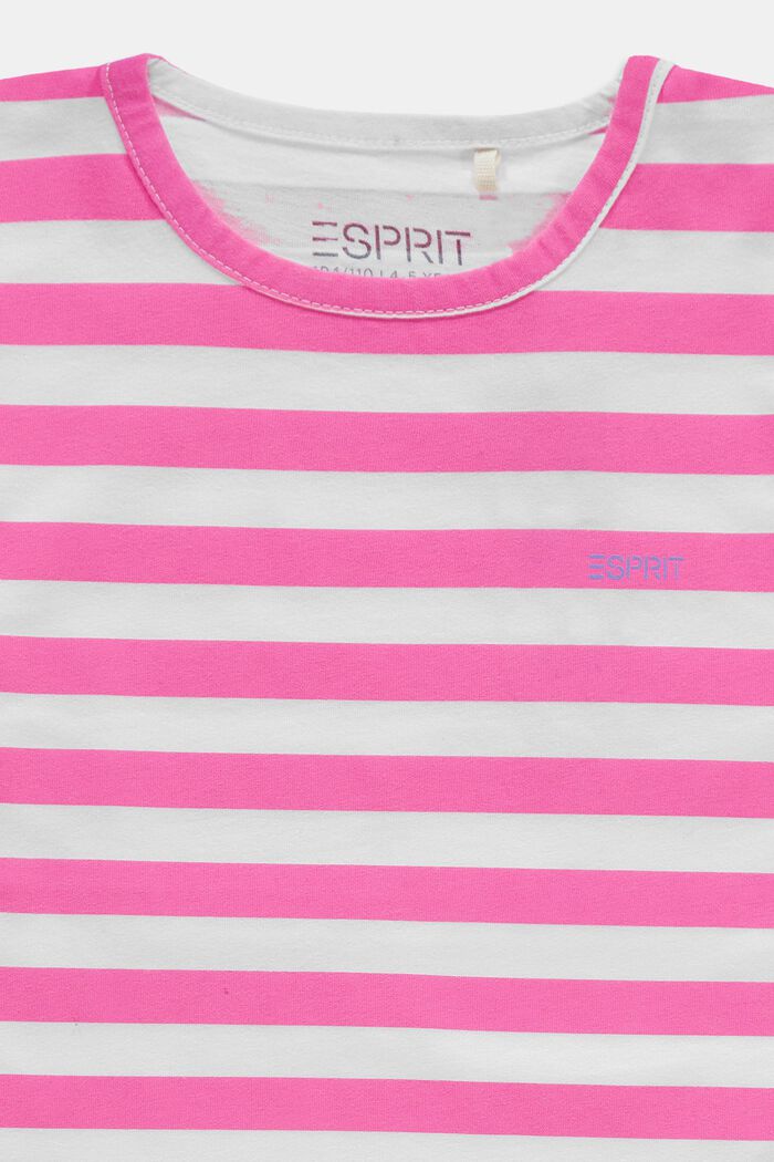 T-Shirt mit Streifenmuster, PINK, detail image number 2
