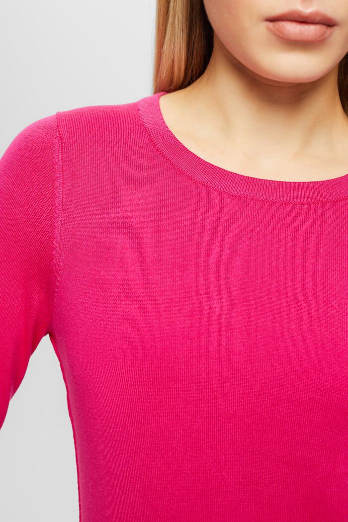 Strickpullover, NEW PINK FUCHSIA, detail image number 2