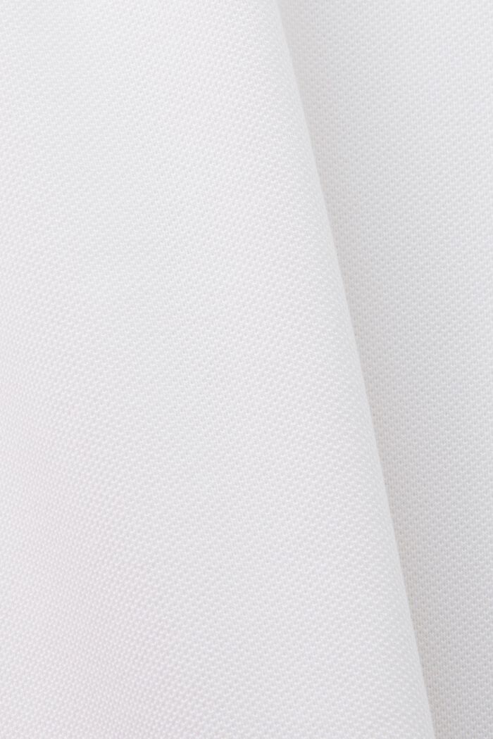 Zweifarbiges Piqué-Poloshirt, WHITE, detail image number 4