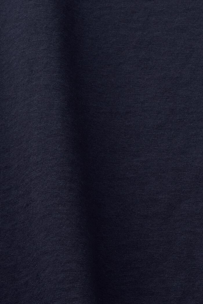 Jersey-T-Shirt mit Print vorne, NAVY, detail image number 4
