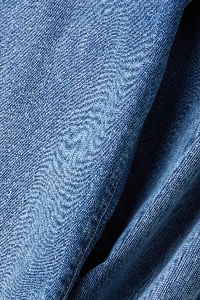 Straight Leg Jeans, BLUE MEDIUM WASHED, detail image number 4