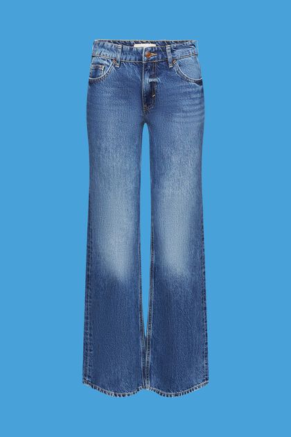 Ausgestellte Retro-Jeans mit mittelhohem Bund