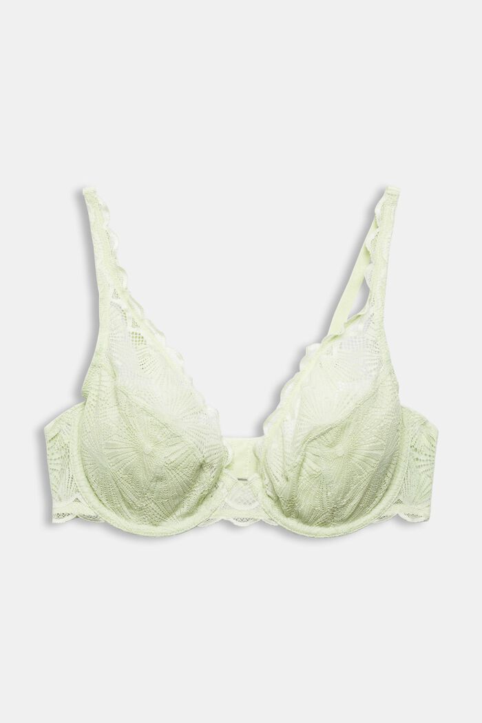 Bras with wire, LIGHT GREEN, overview