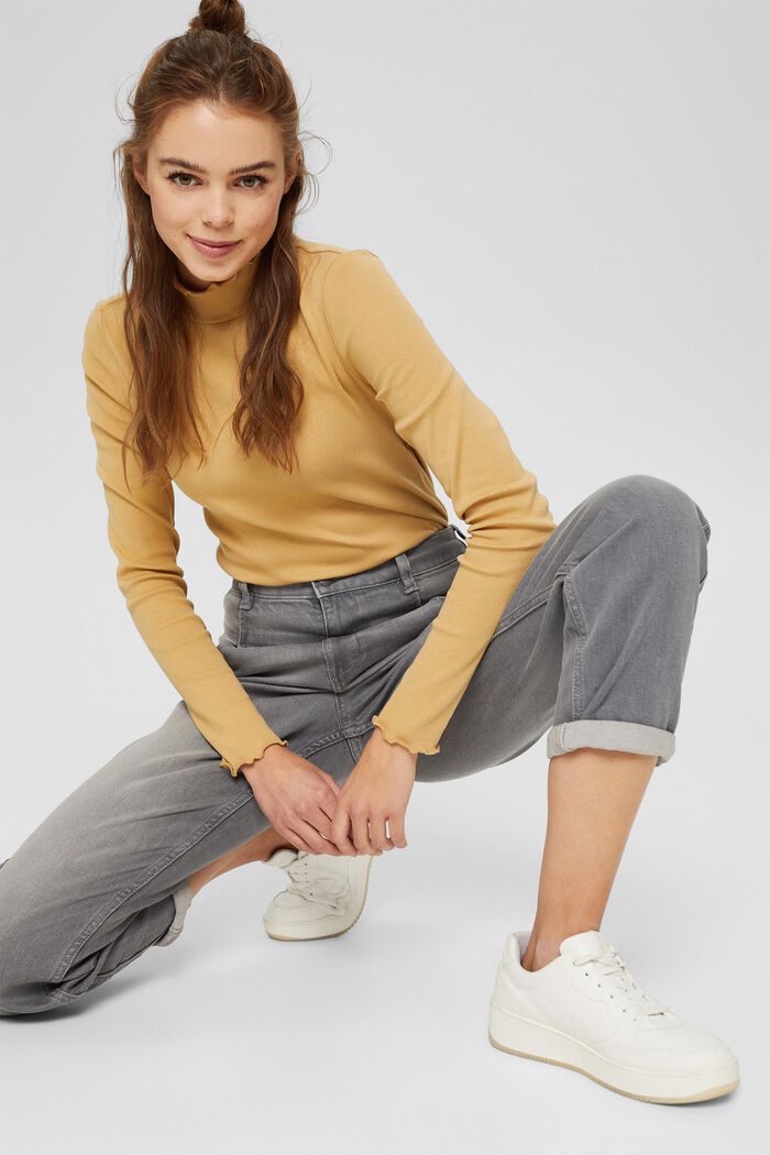 Trend-Jeans mit Stretch aus Bio-Baumwolle