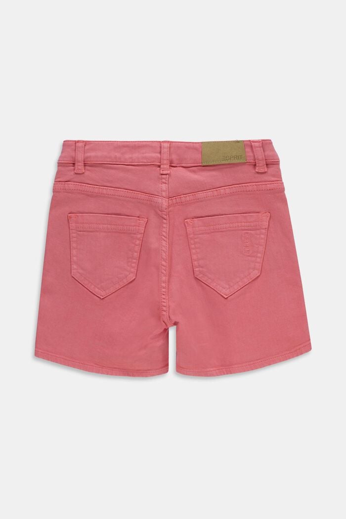 Recycelt: Jeans-Shorts mit Verstellbund, ORANGE RED, detail image number 1