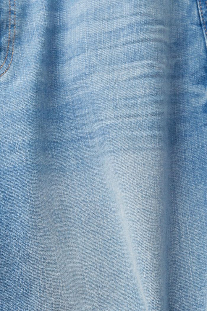 Shorts aus Stretch-Denim, BLUE LIGHT WASHED, detail image number 6