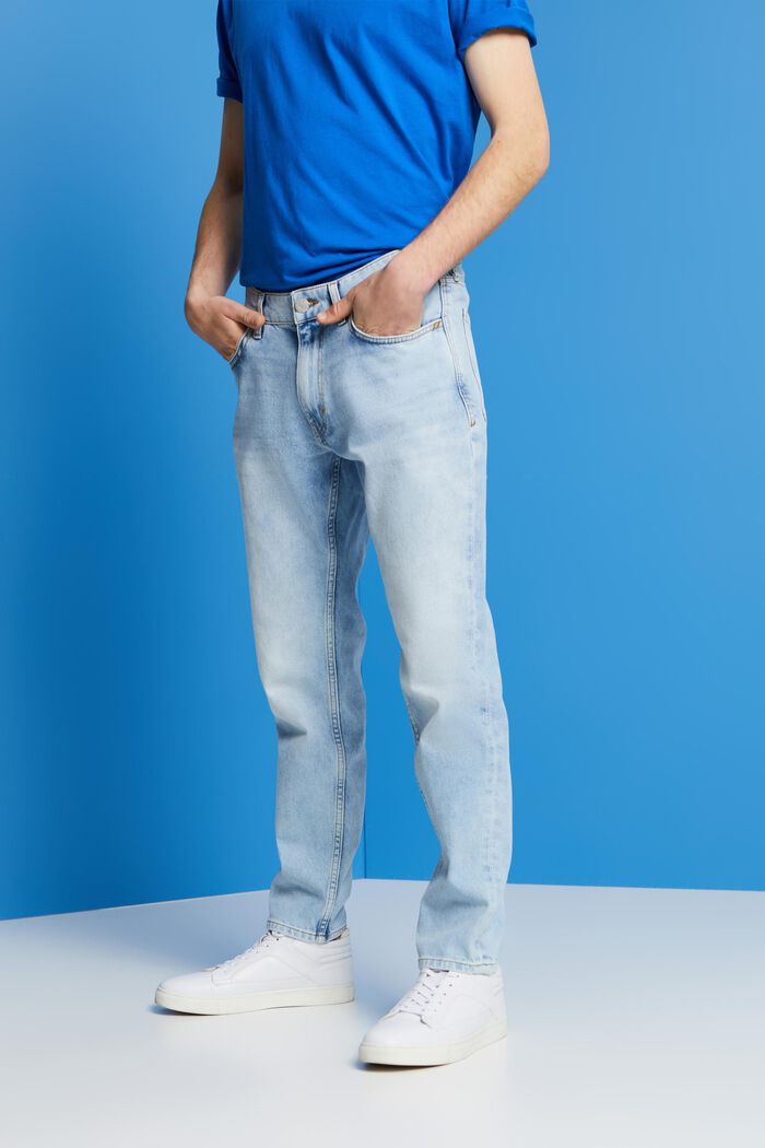 Lockere Stretch-Jeans, BLUE LIGHT WASHED, detail image number 0