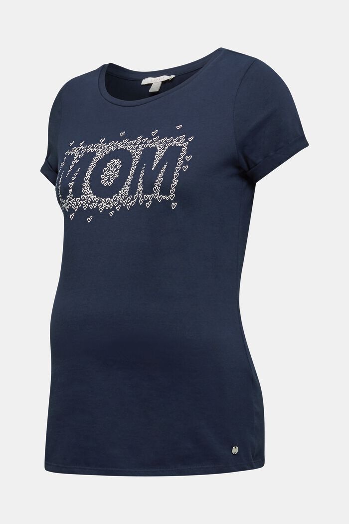 Shirt mit Print, 100% Baumwolle, NIGHT BLUE, detail image number 0