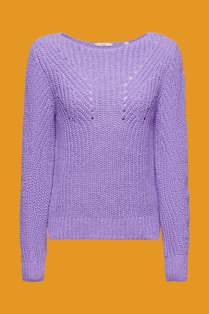 ESPRIT - Offenmaschig gestrickter Pullover in unserem Online Shop