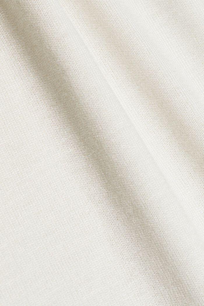 Jersey-T-Shirt aus LENZING™ ECOVERO™, OFF WHITE, detail image number 4