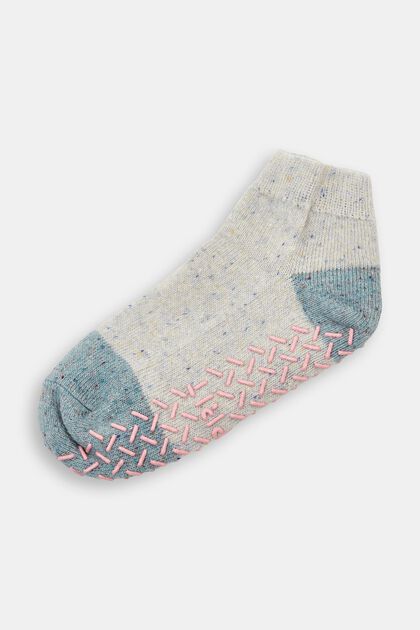 ABS-Socken aus Wollmix, CLOUD MELANGE, overview