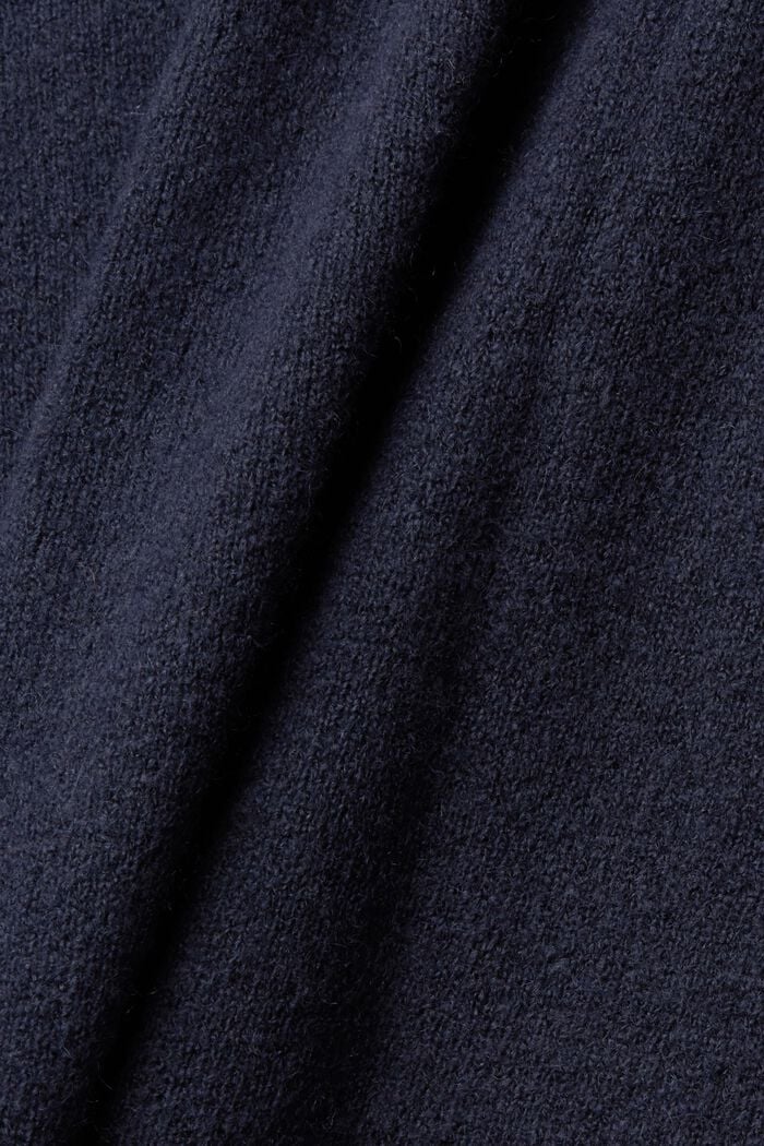 Gestreifter Pullover mit Woll-Blend, NAVY, detail image number 5