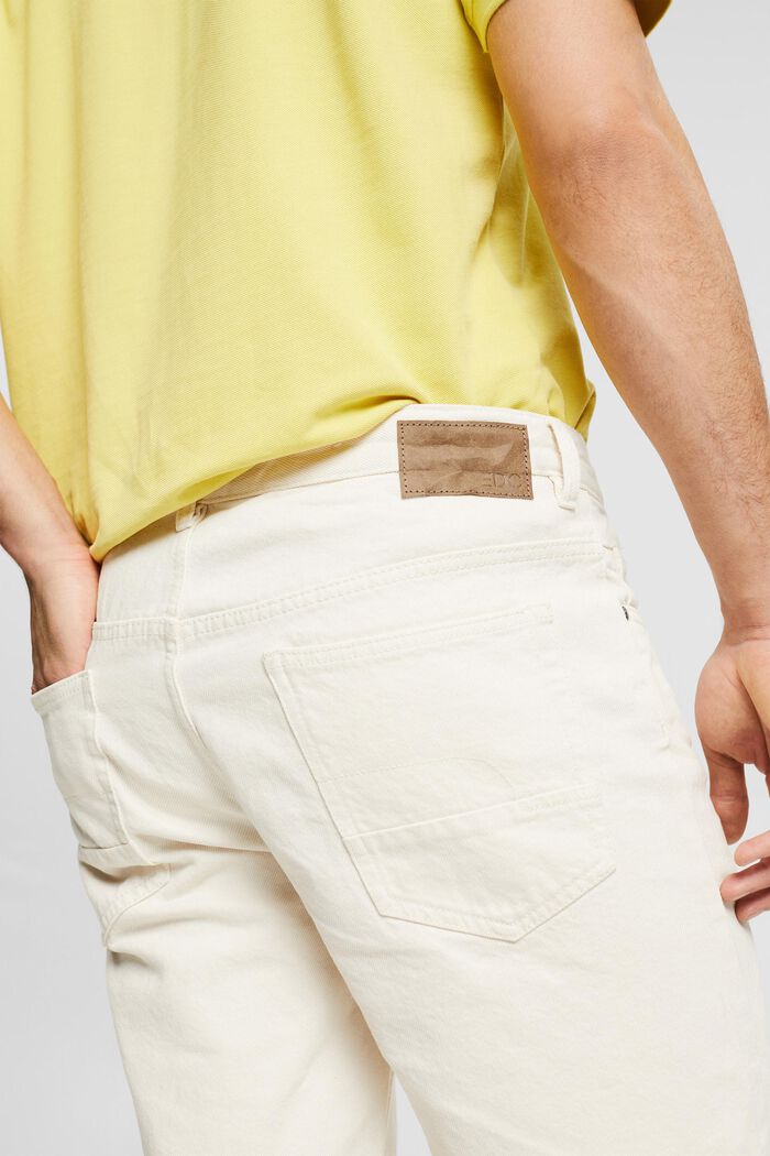 Jeans-Shorts aus 100% Baumwolle, LIGHT BEIGE, detail image number 5