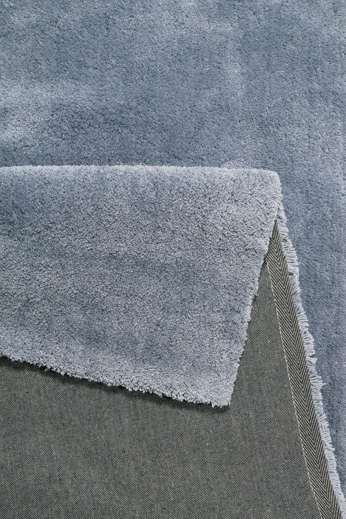 Hochflor-Teppich im unifarbenen Design, GRAU, detail image number 3