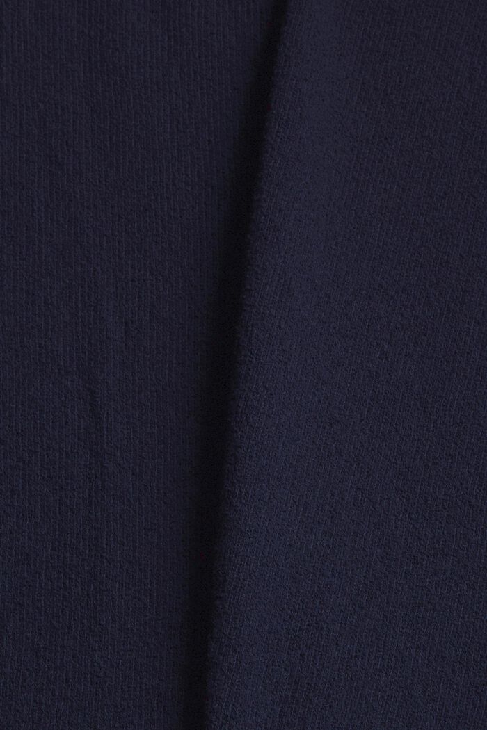 Polo-Shirt in Bouclé-Optik, NAVY, detail image number 4