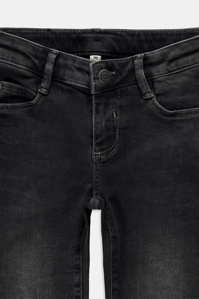Skinny-Fit-Jeans mit verstellbarem Bund, GREY MEDIUM WASHED, detail image number 2