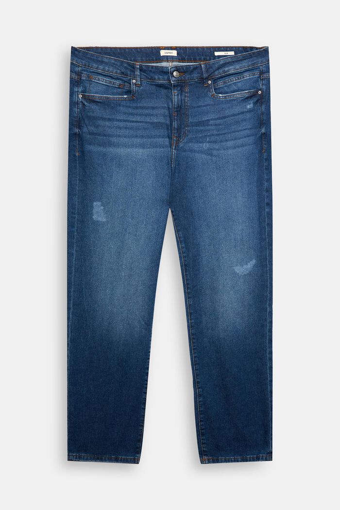 Jeans mit Rippstrick-Details im Curvy Style