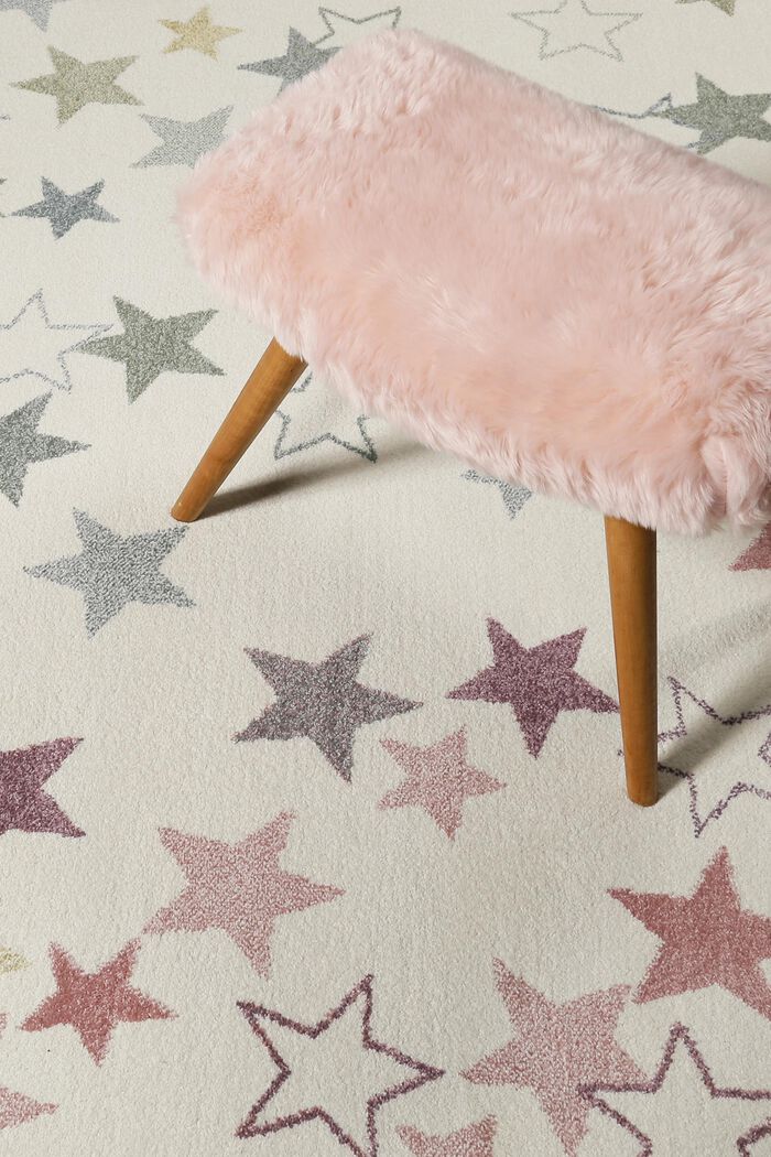 Gewebter Teppich mit Sterne-Print