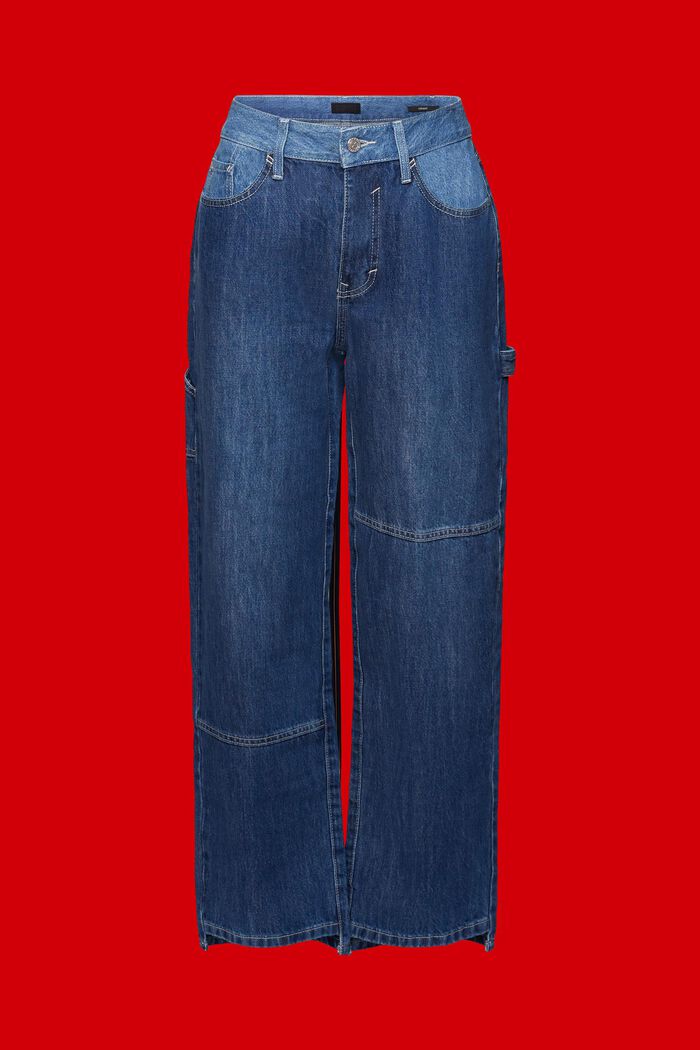 Jeans im 90er-Look, BLUE DARK WASHED, detail image number 8